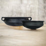 Ecocraft Black Clay Kadai & Pot Combo – Set of 2