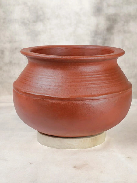 Handmade Red Clay Handi – Traditional Cooking & Serving Handi