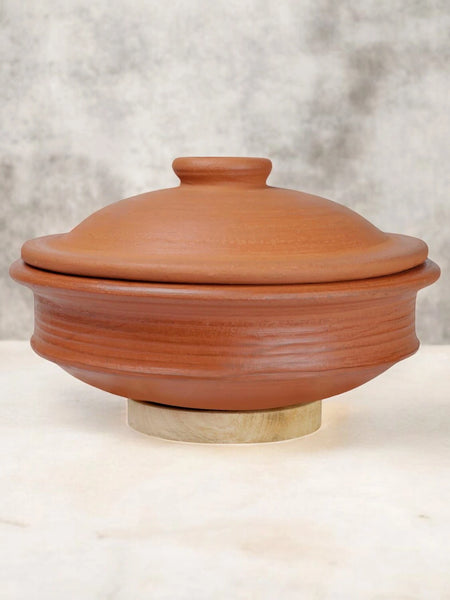 Ecocraft Red Clay Pot with Lid