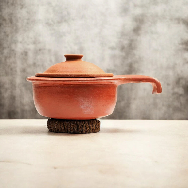 Ecocraft Red Serving Pot with Handle