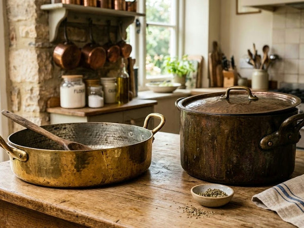 Difference between Brass and Bronze Cookware Source AI 