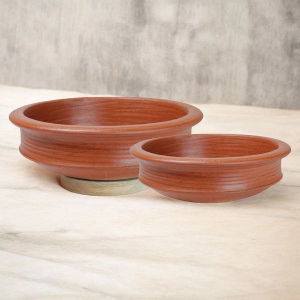 Ecocraft Red Clay Pot Combo Set of 2