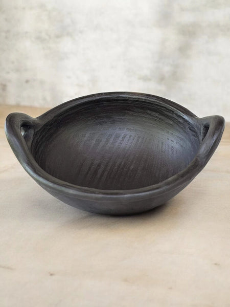 Ecocraft Black Clay Pottery / Earthen Kadai
