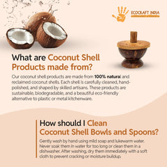 Ecocraft Coconut Shell Puttu Maker – Traditional Chiratta Puttu Steamer