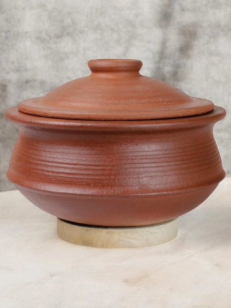 Ecocraft Clay Biryani Pot Red
