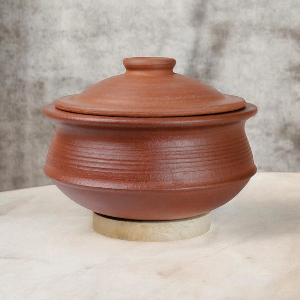 Ecocraft Clay Biryani Pot Red