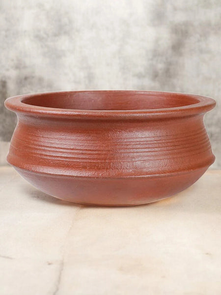 Ecocraft Earthen Biryani Pot Red