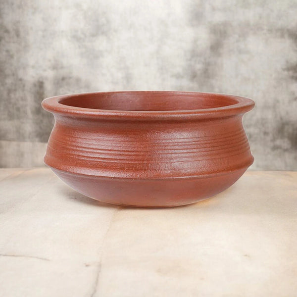 Ecocraft Earthen Biryani Pot Red