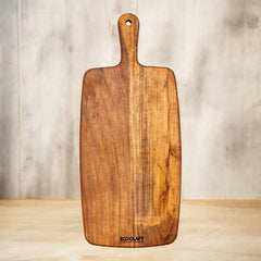 Ecocraft Acacia Wood Cutting & Serving Board – With Handle