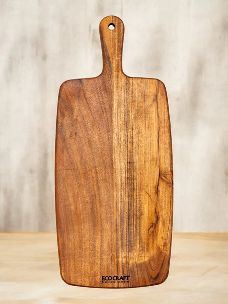Ecocraft Acacia Wood Cutting & Serving Board – With Handle