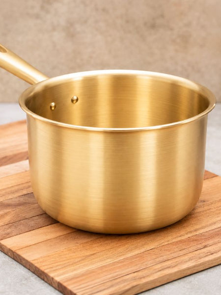 Ecocraft Bronze Milk Sauce Pan – Traditional Kansa Cookware