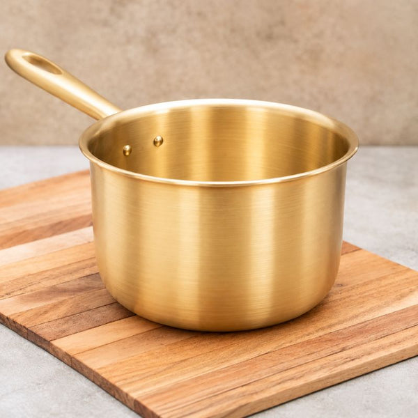 Ecocraft Bronze Milk Sauce Pan – Traditional Kansa Cookware