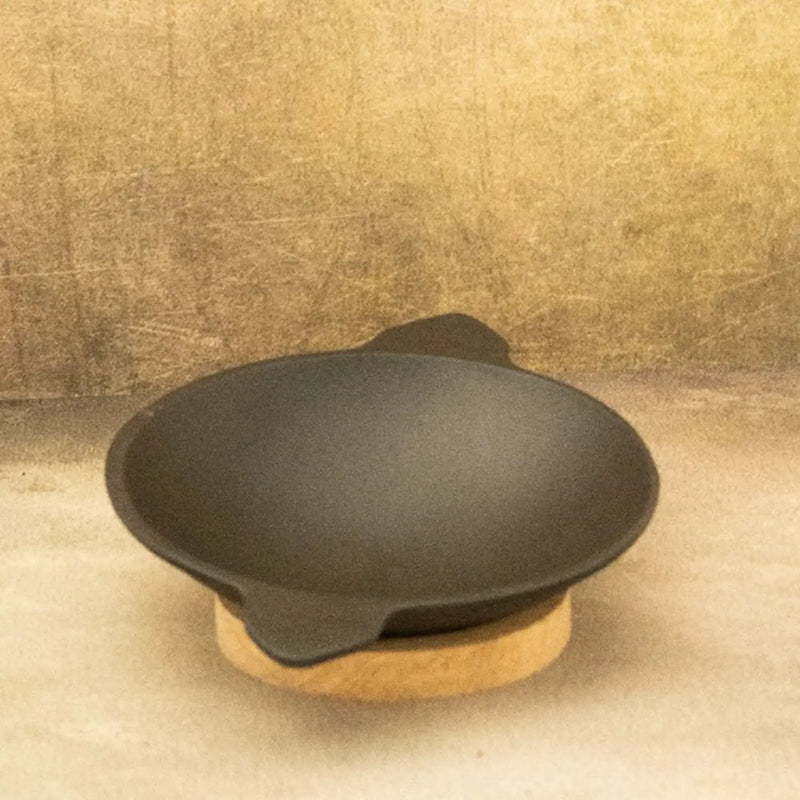 Ecocraft Cast Iron Appam Chatti – Without Lid | Appam Pan | Palappam Chatti1