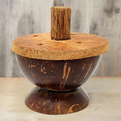 Ecocraft Coconut Shell Puttu Maker – Traditional Chiratta Puttu Steamer