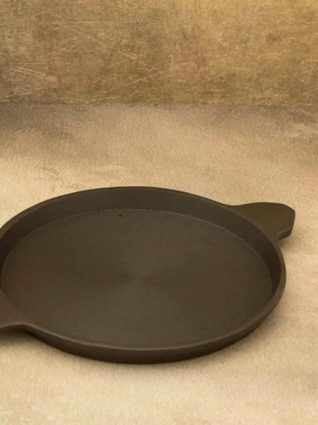 Ecocraft India Cast Iron Pan 1 – Heavy Duty, Pre-Seasoned, Flat Bottom & Naturally Non-Stick | Healthy Cooking Skillet