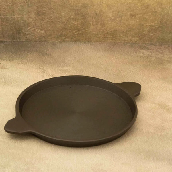Ecocraft India Cast Iron Pan 1 – Heavy Duty, Pre-Seasoned, Flat Bottom & Naturally Non-Stick | Healthy Cooking Skillet