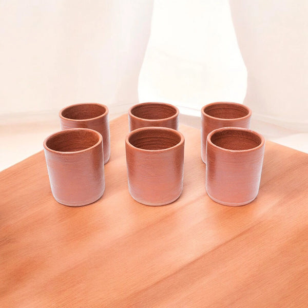 Ecocraft Clay Glass – Handmade Traditional Drinking Tumbler (200 ml)