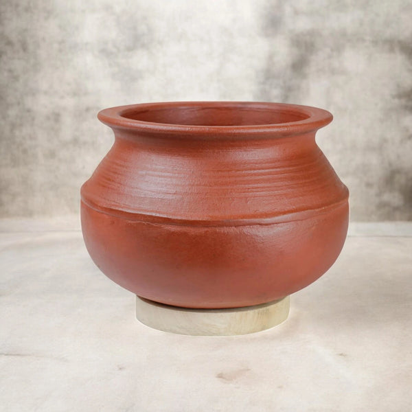 Handmade Red Clay Handi – Traditional Cooking & Serving Handi