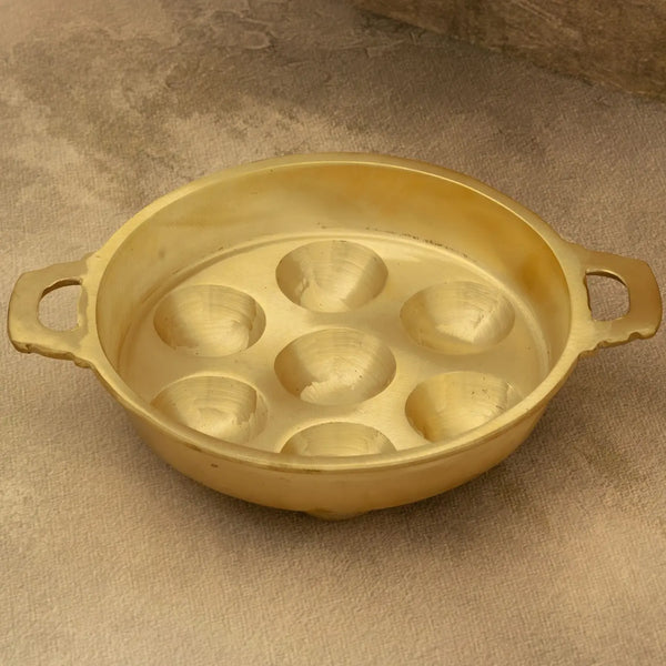 Kerala Bronze Unniyappam Pan – Traditional Paniyaram Cookware 1