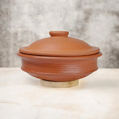 Ecocraft Red Clay Pot with Lid