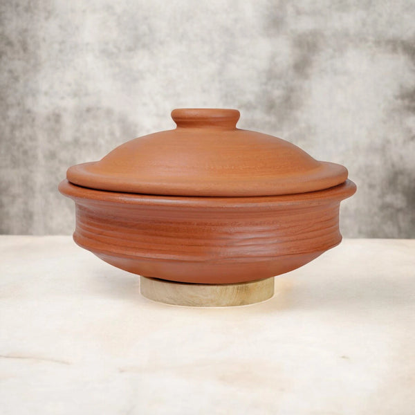 Ecocraft Red Clay Pot with Lid