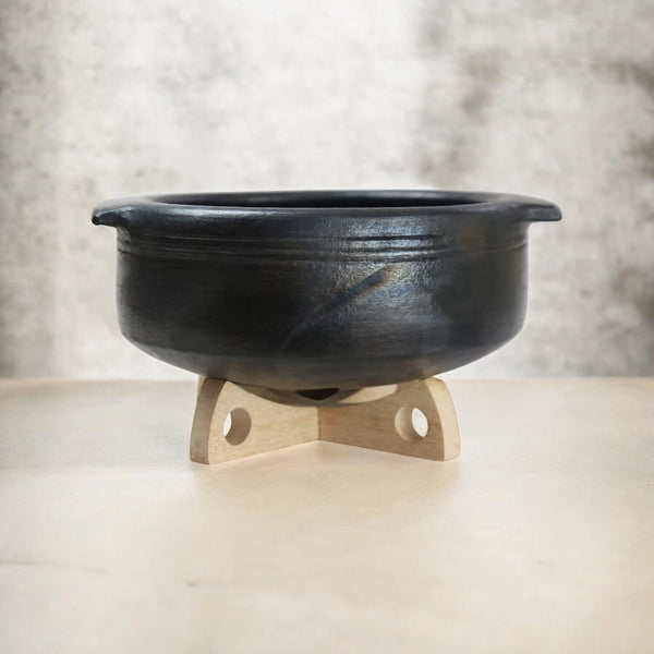 Ecocraft India Special Black Clay Handi