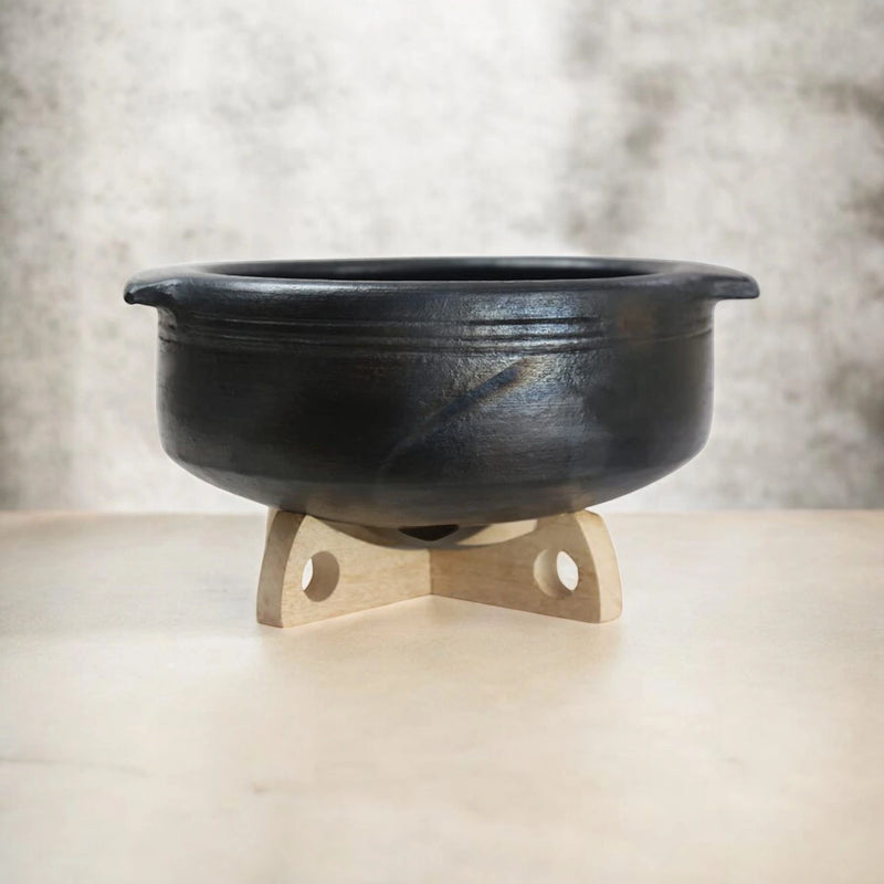 Ecocraft India Special Black Clay Handi