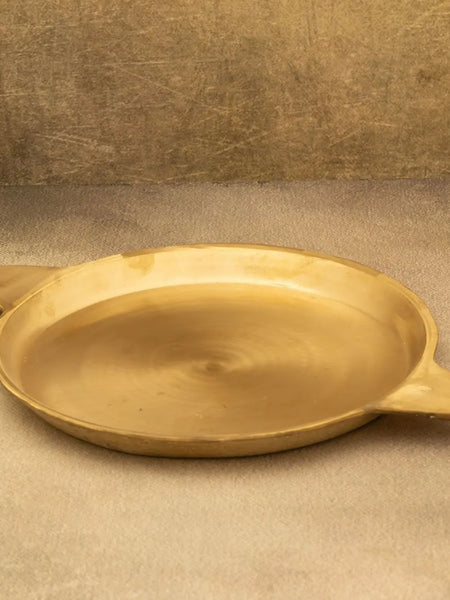 Premium Bronze Fry Pan – Flat Bottom, Seasoned & Non-Stick 1