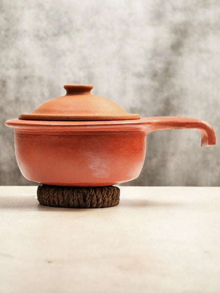 Ecocraft Red Serving Pot with Handle
