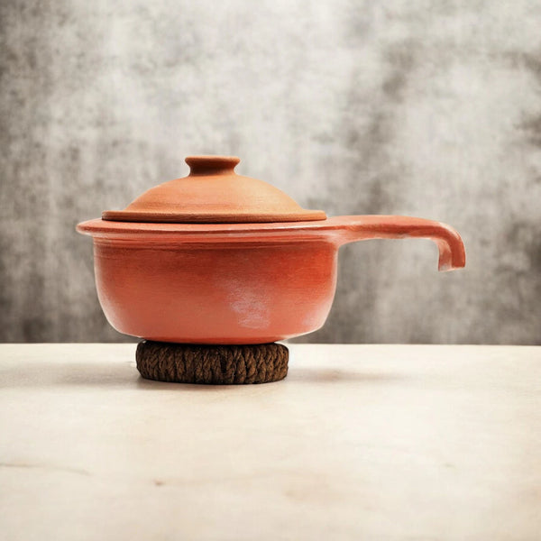 Ecocraft Red Serving Pot with Handle