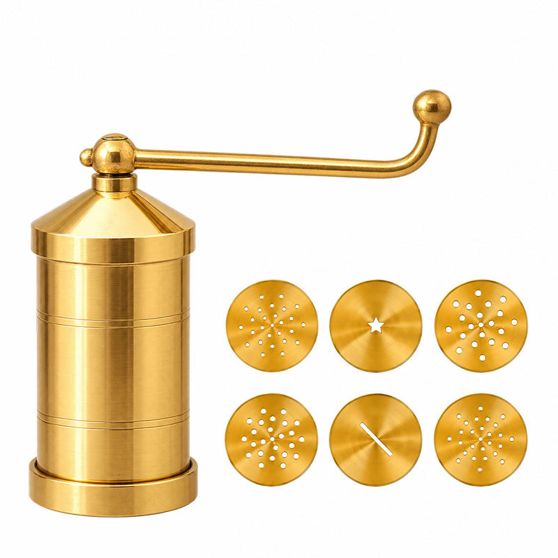 Ecocraft India Brass Sevanazhi Idiyappam / Murukku & Chakli Maker - 600 Gms