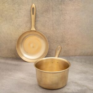 Ecocraft Bronze Cookware Combo (Saucepan + Sautepan)